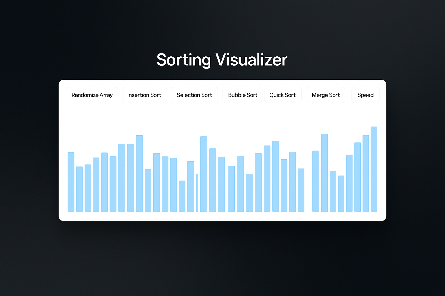 Sorting Visualizer